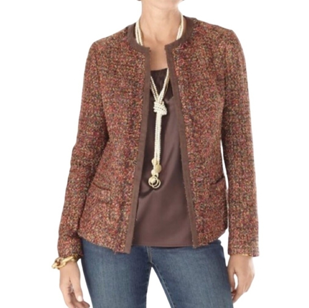 Chicos Rainbow Shine Vikey Jacket Size 2(L)
